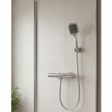 YamanHobi Çok Fonksiyonlu Siyah El Duşu Seti Spiral Hortum ve Duş Askısı Banyo Duş Başlığı