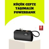 YamanHobi Dahili Type-C Konektörlü Mini 2000mAh Powerbank -