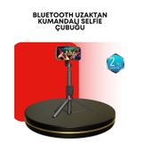 YamanHobi Dikey ve Yatay Çekim Destekli Selfie Stick Tripod -