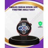 YamanHobi Dokunmatik Akıllı Saat Kablosuz Şarj AMOLED Ekran -