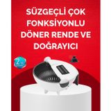 YamanHobi Döner Mekanizmalı Sebze Doğrayıcı Hazneli Rende