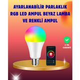 YamanHobi Enerji Verimli Akıllı LED Ampul, Uzaktan Kontrol Özellikli