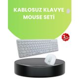 YamanHobi Ergonomik Kablosuz Klavye Mouse Takımı - Tam Boy, Sessiz ve Güvenilir -