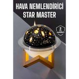 Yamanhobi -Hava Nemlendirici Projeksiyon Görünümlü USB Bağlantılı Aromaterapi - Çok Renkli