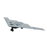 YamanHobi HW777-20 - Çek Bırak Metal Uçak Sesli Işıklı - Gri