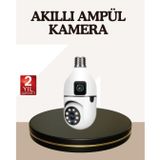 YamanHobi İki Yönlü Sesli WiFi Kamera – Ampul Tipi Ev ve Ofis Güvenlik Kamerası -