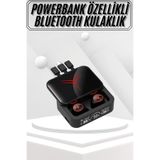 YamanHobi Kablosuz Bluetooth Kulaklık Powerbank Özellikli Göstergeli Hd Mikrofon -