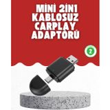YamanHobi Kablosuz CarPlay Dönüştürücü – Akıllı Tak & Çalıştır Araç Adaptörü -