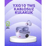 YamanHobi Kablosuz Kulaklık – Bluetooth 5.4, Dokunmatik, LED Ekranlı Şarj Kutusu - YXG10 ile uyumlu