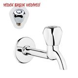 YamanHobi Klasik Uzun Musluk + Musluk Kapak Takımı Hediyeli