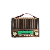 YamanHobi KTF-1428 Güneş Paneli Şarjlı Nostaljik Bluetooth Hoparlör – FM/AM/SW Radyo, USB/SD Desteği, Taşınabilir Tasarım -