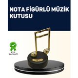 YamanHobi Melodious Music Altın Nota Figürlü Müzik Kutusu -