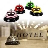 YamanHobi Metal Renkli Masa Otel Resepsiyon Zili