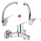 YamanHobi Mix Banyo Bataryası Lavabo - Evye 3 Lü Avantajlı Set