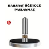 YamanHobi Modern Otomatik Baharat Öğütücü Seti – Pilli, Paslanmaz Çelik, LED Aydınlatmalı
