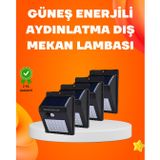 YamanHobi Montajlı Güneş Enerjili Duvar Tipi Aydınlatma – 8 Saat Çalışma Süresi
