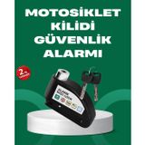 YamanHobi Motosiklet Scooter Bisiklet Tekerlek Disk Kilidi Alarmlı Güvenlik -