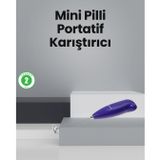 YamanHobi Mutfak İçin Mini El Mikseri – Kahve, Süt, Krema ve Sos Karıştırıcı