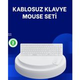 YamanHobi Ofis ve Ev Kullanımı İçin Kablosuz Klavye Fare Seti - Ergonomik ve Pratik -