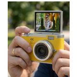 YamanHobi Profesyonel Çekim İçin 48 MP Dijital Kamera Flip Screen 18x Zoom Uzun Pil Ömrü