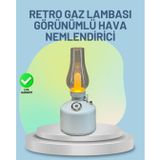 YamanHobi Renkli Led Işıklı Retro Gaz Lambası Aroma Terapi Mist Maker