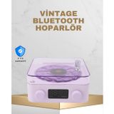 YamanHobi Retro Pikap Tasarımlı Bluetooth Hoparlör – Projektörlü Şarjlı Lamba -