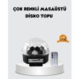 YamanHobi RGB LED Disko Topu Projektör – Ev Partileri, Doğum Günleri ve Eğlence İçin Işık Şovu -