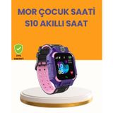 YamanHobi S10 Mor Akıllı Çocuk Saati Konum Takip ve Güvenlik Özellikli -