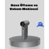 YamanHobi Şarjlı 130000 RPM Hava Üflemeli ve Vakumlu Araç Ev Temizlik Makinesi