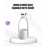 YamanHobi Şarjlı Portatif Blender – Gıda Sınıfı Malzeme, 10 Kullanımlık Pil, Mini Boy ve Hafif Tasarım