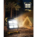 YamanHobi Solar ve USB Şarjlı Güçlü LED Çalışma Lambası Ayarlanabilir Açılı Kamp Feneri