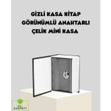 YamanHobi Sözlük Görünümlü Gizli Kitap Kasa – Anahtarlı Metal İç Kasa, Kompakt Boyut, Şık ve Güvenli Tasarım