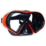 YamanHobi Star Diving Dalış Maskesi Yetişkin - 51702-KIRMIZI