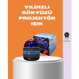 YamanHobi Star Master Galaxy Projektör – 360° Dönebilen Gece Lambası, Dekoratif Ambiyans Işığı