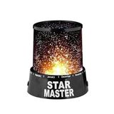 YamanHobi Star Master Pilli Gökyüzü Projeksiyonlu Led Renkli Yıldızlı Tavan Işık Yansıtma Gece Lambası