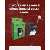 YamanHobi Su Geçirmez 20 LED Solar Aydınlatma | Dış Mekan için PIR Hareket Sensörü ile Akıllı Işık