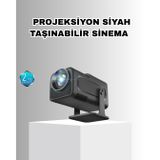 YamanHobi Taşınabilir Akıllı Projeksiyon HDMI USB Uyumlu Oyun Destekli Kompakt