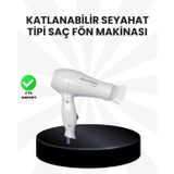 YamanHobi Taşınabilir Fön Makinesi Katlanır Gövde Enerji Tasarruflu