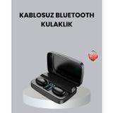 YamanHobi TWS A10s Bluetooth 5.0 Kulaklık Powerbank Şarj Kutulu Mini Tasarım -