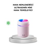YamanHobi USB Bağlantılı LED Işıklı Hava Nemlendirici – Sessiz ve Kullanıcı Dostu Tasarım