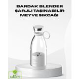 YamanHobi USB Şarjlı Kablosuz Blender – Taşınabilir, Kompakt ve Çevre Dostu Meyve Sıkıcı