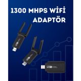YamanHobi USB WiFi Adaptör – 1200 Mbps Hız - ile uyumlu