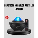 YamanHobi Yıldızlı Projektör Galaxy Efektli Ayarlanabilir Renkli Atmosfer Lambası -
