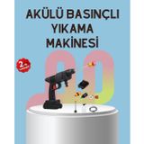 YamanHobi Yüksek Basınçlı Şarjlı Yıkama Tabancası Su Tabancası Hortumlu