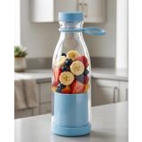 YamanHobi,Şarjlı Taşınabilir Blender 380 ml USB Kablosuz Smoothie ve Meyve Karıştırıcı
