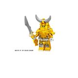 yamanS Ninja Sensei Wu Altın Ejderha Ustası Hunted Figür Yapı Blok Oyuncak(Custom Model)