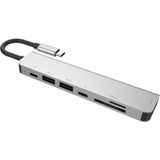 Yamantic 2020 7 In 1 Sd USB Type-C Hub HDMI Girişli Macbook Çevirici Çoklayıcı - Gri