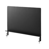 Yamazaki 10067 çalışma masası için kule mıknatıslı pano, siyah, çelik/silikon, minimalist, 58 x 4,8 x 41,7-45,5 cm (U x G x Y)