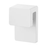 Yamazaki 1493 Tower yapışkanlı kanca-diş fırçası ve diş macunu tutucu, beyaz, ABS reçine/silikon/polikarbonat/PET/poliüretan, minimalist, 2,7 x 4 x 6 cm