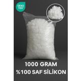 Yamesa %100 Saf Silikon 1000gr Silikon Elyaf Dolgu – Yastık, Kırlent, Yorgan Ve Oyuncak Doldurma Için